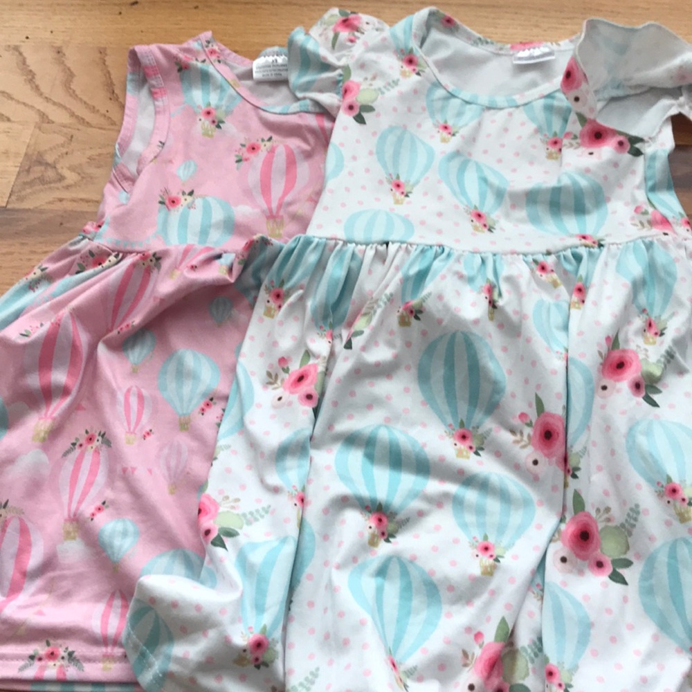 Lot 2 jersey knit summer dresses 3t